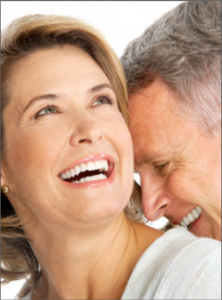 a couple with a healthy smile